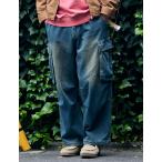 Philip Lumbang официальный Vintage Denim широкий брюки-карго Philip Lanvin мужской женский 