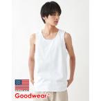 Goodwear 公式 レギュラータンクトップ メンズ レディース 7.6オンス USAコットン