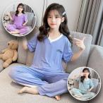 子供パジャマ半袖キッズストレッチ韓...