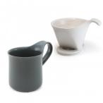 ZERO JAPAN( Zero Japan ) дриппер & Cafe кружка комплект дриппер tray есть DMZ-16 WH/SGY