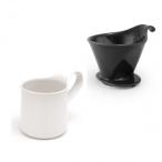 ZERO JAPAN( Zero Japan ) дриппер & Cafe кружка комплект дриппер tray есть DMZ-16 BK/WH