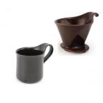 ZERO JAPAN( Zero Japan ) дриппер & Cafe кружка комплект дриппер tray есть DMZ-16 CBR/BK