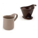ZERO JAPAN( Zero Japan ) дриппер & Cafe кружка комплект дриппер tray есть DMZ-16 CBR/OOG