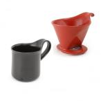 ZERO JAPAN( Zero Japan ) дриппер & Cafe кружка комплект дриппер tray есть DMZ-16 TO/BK