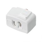 YAZAWA(ya The wa корпорация ) свет канал для выпадение останавливаться розетка штекер белый SF6013WH