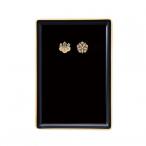  визитная карточка поддон маленький чёрный ( безграничный золотой ) обе гора .3901850200721