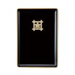  визитная карточка поддон маленький чёрный ( безграничный золотой ). колонка .3901850200921