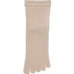  уход мода .. присоединение аннулирование 5 пальцев носки ( женщина ) бежевый 22~24cm 8928711