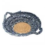  раунд jute Denim tray L Circle 14225810487