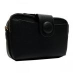 ショッピングくるみ DAICO Pisoraro(ピソラロ) くるみボタン ウォレットショルダー ブラック PR231