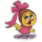  Calimero стикер B( Vintage *plisila)