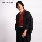 [ в аренду ][ соответствует рост 160cm-170cm] мужской перо ткань hakama полный комплект remhs-hbk-kre-u11-87l красный одноцветный кимоно l черный одноцветный перо тканый l черный лошадь езда hakama l