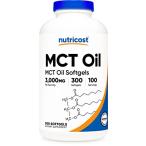 Nutricost MCT масло 1000mg,300 soft Capsule,(1 еда минут на - 3000mg),keto,keto-sis, не GMO,gru тонн 