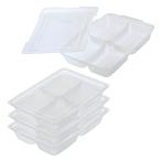  Ricci .ru.... свободный Gin g блок tray 80 1 блок емкость 80ml×4 блок 4 комплект ввод детская смесь первый период 5*6 месяцев примерно из 