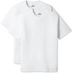 ショッピング綿100 [ヘインズ] メンズ 半袖 ビーフィー Tシャツ BEEFY-T 2枚組 綿100% 肉厚生地 ヘビーウェイトT H5180-2 ホワイト M
