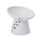  кошка .(necoichi) happy обеденный кошка для ножек есть капот миска наклонный модель кошка рисунок скольжение прекращение силикон имеется 