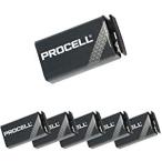 DURACELL PROCELL エフェクター角電池/006P(9V) プロ仕様楽器用アルカリ デュラセル/プロセル６個パック