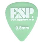 ESP ピック ティアドロップ PT-PS10/GR スベリドメロゴ 0.8mm グリーン  １０枚セット【送料無料】
