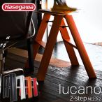 lucano ルカーノ(Hasegawa 長谷川工業) lucano 2-step ML2.0-2 2ステップ脚立 ステップスツール 踏台 ステップ台 折りたたみ アルミ インテリア