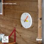 ショッピング文字盤カラー INTERFORM インターフォルム Korpi コルピ ウォールクロック 掛時計 CL-4563 / 掛け時計 壁掛け時計 スイープムーブメント スイープセコンド 音がしない