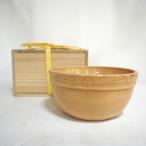 ショッピング松葉茶 【萩の名工】十二代 田原陶兵衛作 つぼつぼ松葉文 菓子器 茶道具【訳あり特価品】