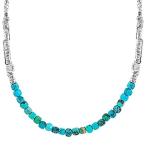 Silpada 'Mystic Beauty' Turquoise and Hematite Necklace in Sterling Silver, 送料無料