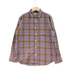 ショッピングINDIVIDUALIZED INDIVIDUALIZED SHIRTS インディビジュアライズドシャツ チェックシャツ ブルー カーキ