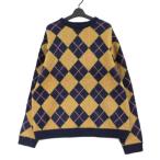 AWAKENY アウェイクニューヨーク 23AW ARGYLE MOHAIR SWEATER アーガイル モヘアニット L ブラウン