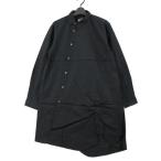 COMME des GARCONS HOMME PLUS コムデギャルソンオムプリュス 18AW 捻れ ロングシャツ S ブラック
