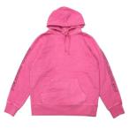Supreme シュプリーム 15SS Over Dyed Hooded Sweatshirt 袖ロゴパーカー M ピンク