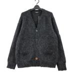 UNDERCOVER アンダーカバー 23AW モヘアダメージカーディガン 3 チャコール