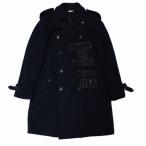 ショッピングGARCONS COMME des GARCONS HOMME PLUS コムデギャルソン オムプリュス 08AW AD2008  Time for Magic メルトン トレンチ コート S ネイビー