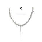 HIKADAhikada25AW Broken Micanga Chain колье цепочка для бумажника 