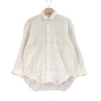 INDIVIDUALIZEDSHIRTS インディビジュアライズド シャツ リネンシャツ オフホワイト