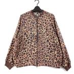 ショッピングシルク BRU NA BOINNE ブルーナボイン レオパンダ シルク ジャンパー 00 ブラウン