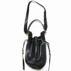 ISABELMARANTET イザベルマラン Radja スタッズ レザー ショルダーバッグ ブラック