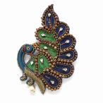 GUCCI グッチ ピーコック ブローチ ネ