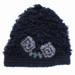 minaperhonen × hitomi shinoyama design ミナペルホネン シノヤマヒトミ yula ニット帽 ネイビー