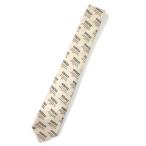 GUCCI Gucci 18SS хлопок linen штамп Logo галстук бежевый 
