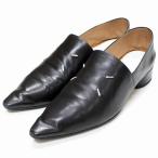 Maison Margiela 22 mezzo n Margiela 22 20AWpo Inte dotu плоская обувь 36 черный 