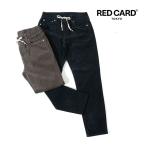 【セール】RED CARD Tokyo レッドカード トーキョー メンズ Shore ショア グレージュ ビンテージブラック テーパード ストレッチ パンツ  15781901