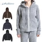 ショッピングモコモコ 【セール】レディース Seagreen シーグリーン モコモコ ジップアップ パーカー フーディー ニット ルームウェア ふわもこ LSEA21A9598-K 国内正規品