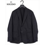 SOLIDO ソリード TALLIO コットンナイロン 2B テーラードジャケット ブラック MSL17S456 国内正規品