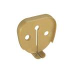  белый медведь рисовый шарик онигири форма покрытие кольцо серебряный [BR-224]