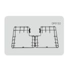 ノーリツ ハーマン ガスコンロ コンロオプション 全面補助ゴトク (60cm用) DP0137(左右2分割) DP0137