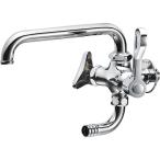 三栄水栓[SANEI] 単水栓 厨房用二口横形自在水栓 【E2310-13】 [蛇口]