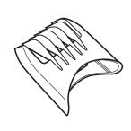  Panasonic Panasonic собственный волосы - резчик .. высота Attachment ERGS40S7397