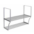 田窪工業 TAKUBO 水切棚シリーズ ネジ止めタイプ 伸縮パイプ棚2段 幅60〜90cm TS2-90L