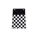 キジマ フェンダーフラップ　チェッカーパターン　200×288mm　穴ピッチ120mm 206-9056