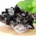 アーカンソー州産 黒水晶 スモーキークォーツ 約639g クラスター 原石 アーカンソー産 水晶 クリスタルクラスター ポイント 群晶 原石 天然石